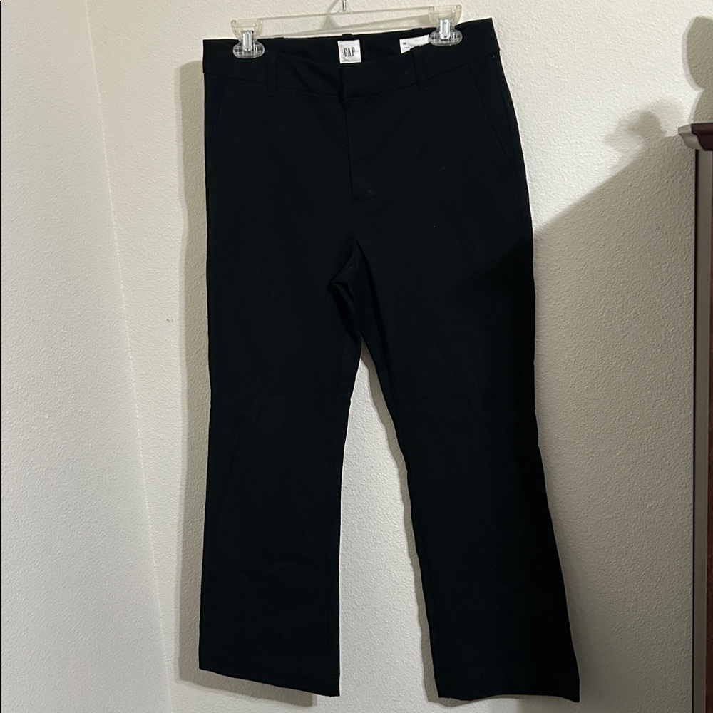 GAP High Rise Kick Fit Stretch Pants Black Size 10 Business Casual Work Attire